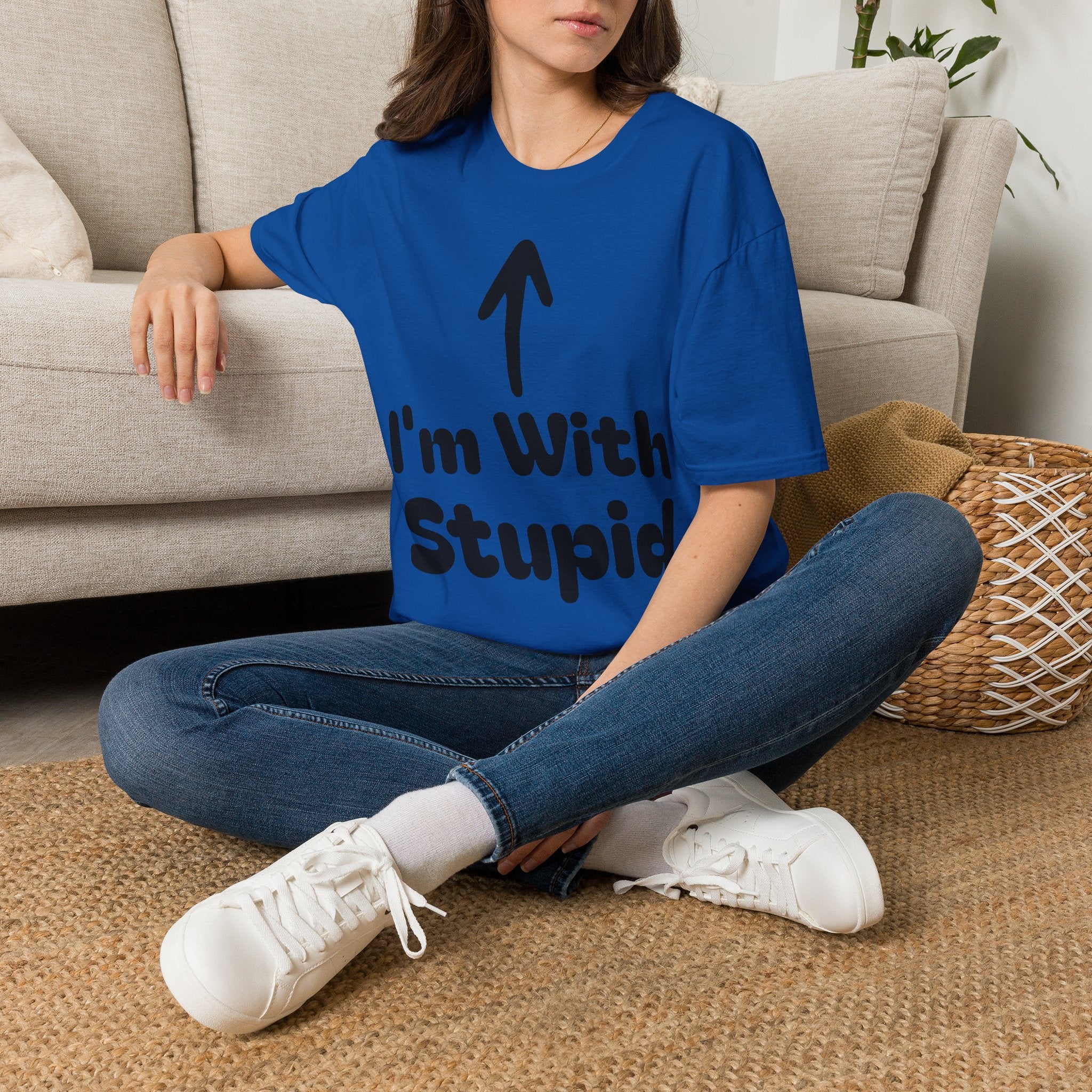 I'm with stupid Tee Shirt