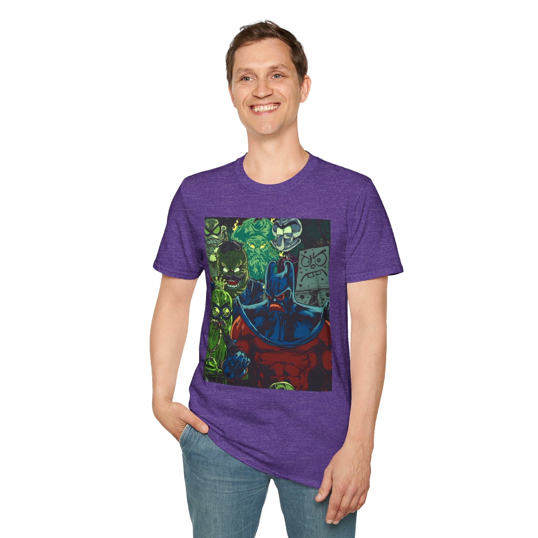 Spongebob Villains Unisex Softstyle T-Shirt