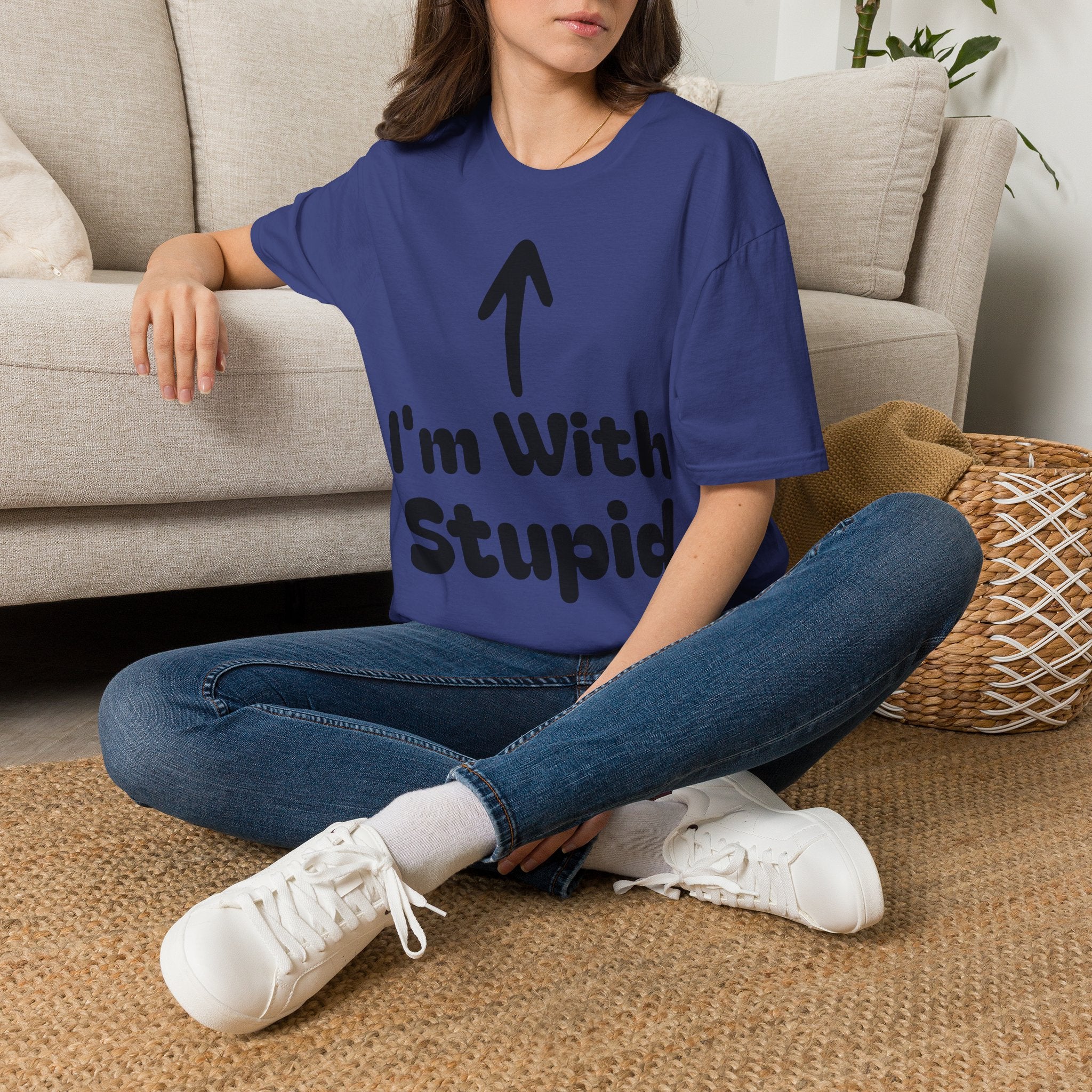 I'm with stupid Tee Shirt