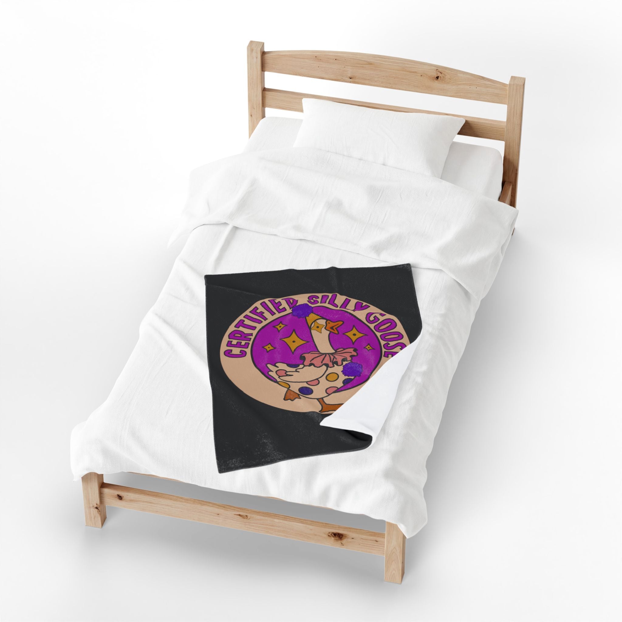 Certified Silly Goose Velveteen Plush Blanket