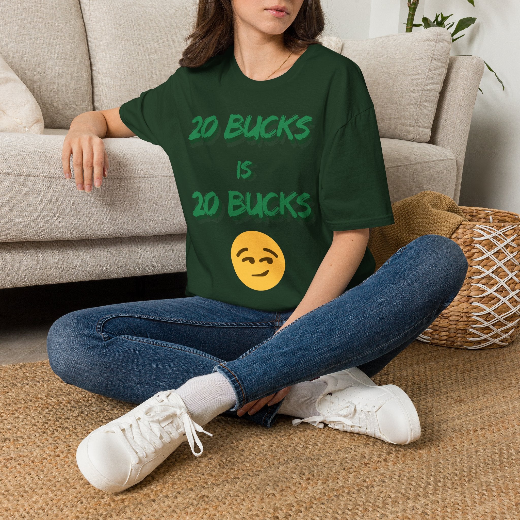 20 bucks is 20 bucks Unisex Softstyle T-Shirt