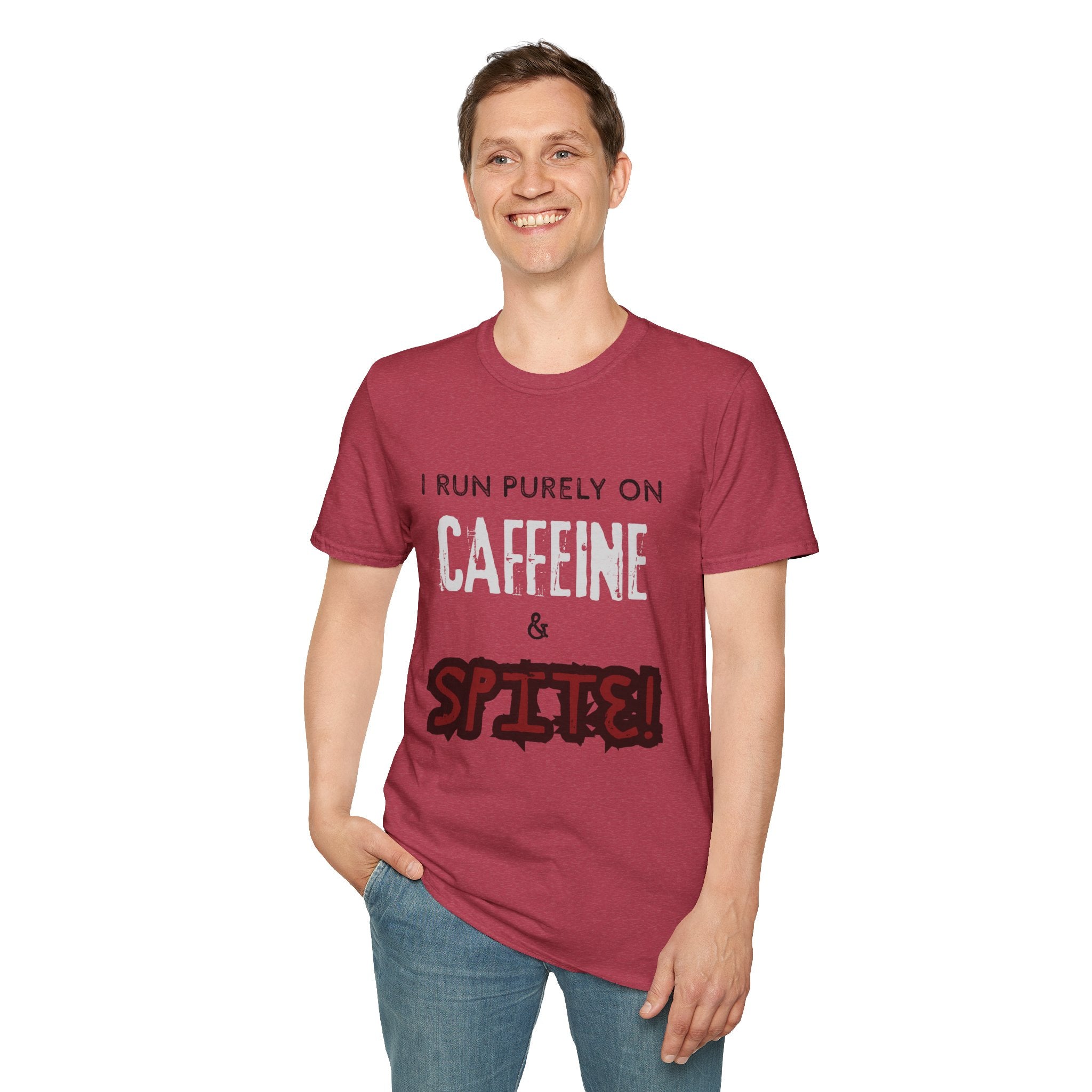 Caffeine and Spite Unisex Softstyle T-Shirt