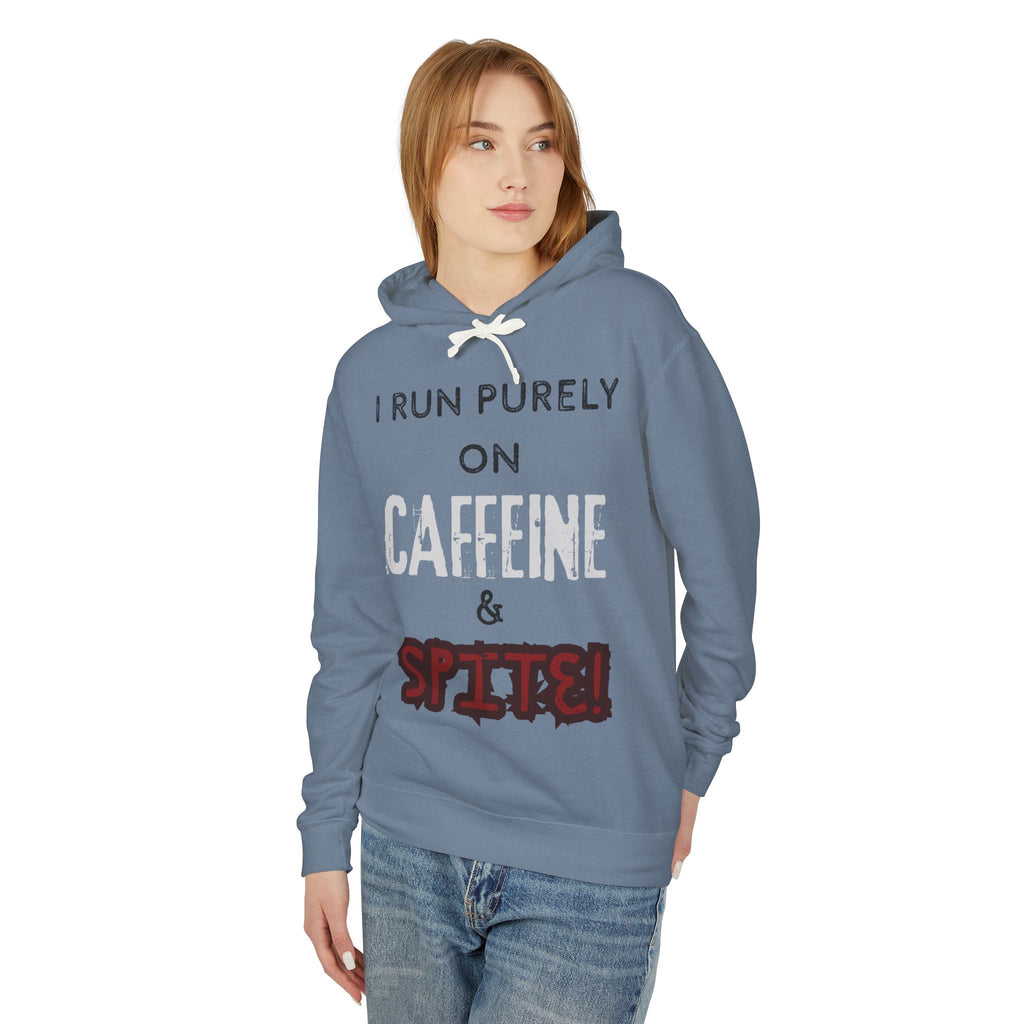 Caffeine and Spite Unisex Lightweight Hooded Sweatshirt