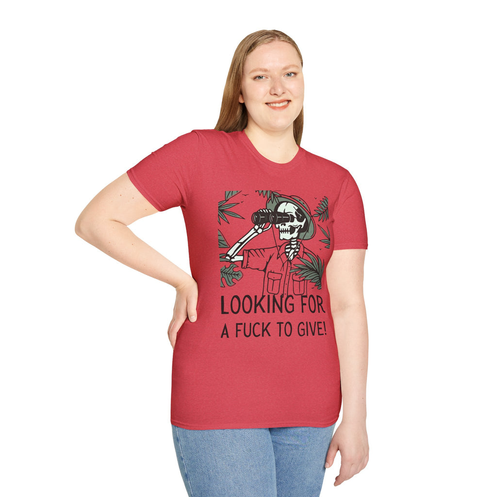 Looking for a F*ck to give Unisex Softstyle T-Shirt