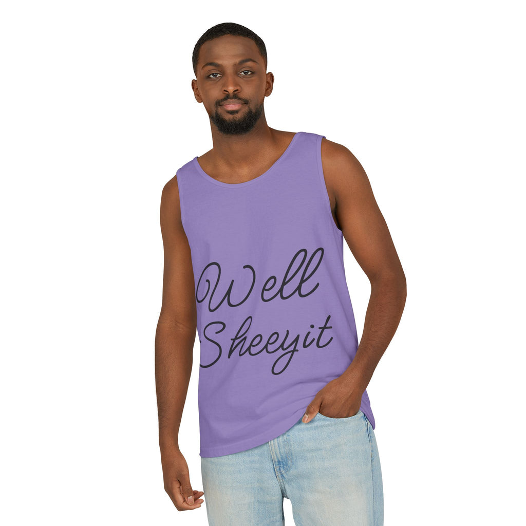 Well Sheeyit Unisex Garment-Dyed Tank Top